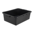 Thumbnail image #1 for Comfort Curve Black High-Density Polyethylene Stackable Tote Box, 20 x 15 x 7 Inches
