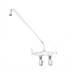 Thumbnail image #1 for T&S Brass Wall-Mount Double Pantry Faucet with 16-Inch Swing Nozzle