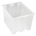Thumbnail image #1 for Quantum Heavy-Duty Clear Stack and Nest Tote, 19-1/2 x 15-1/2 x 13 Inches, 1.70 Cu. Ft.