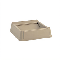 Rubbermaid Commercial Untouchable Square Swing Trash Can Lid for 35/50 Gallon Containers