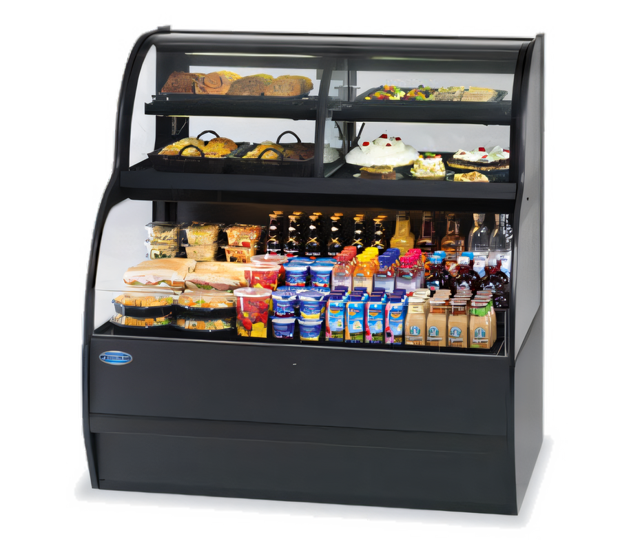 Product image #1 for Federal Industries SSRC7752 77-Inch Convertible Service Over Refrigerated Self-Serve Specialty Merchandiser, Self-Contained