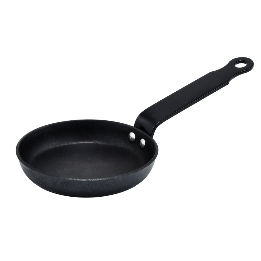 Product image #1 for Winco 4-3/4-Inch Non-Stick Carbon Steel Blini Pan with Riveted Handle
