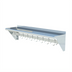 Thumbnail image #1 for Sapphire Manufacturing Wall-Mounted Overshelf with Pot Rack, 48 Inch x 12 Inch, 9 Hooks