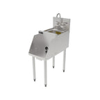 Thumbnail image #1 for Perlick Corporation Top Shelf TSF12BS 12-Inch Freestanding Stainless Steel Underbar Blender Station with Dump Sink and Recessed Shelf