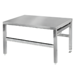Thumbnail image #1 for Cleveland Range EST28 Open-Base Stainless Steel Equipment Stand for Single Kettle, 28 x 26 x 18 Inches