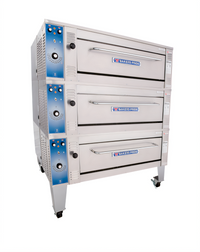 Bakers Pride Super Deck Series Electric 3-Deck Pizza Deck Oven with 38 x 36 x 7-Inch Cavities