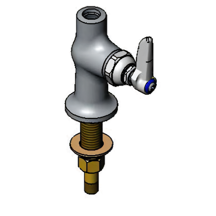 Product image #1 for T&S Brass Single Temperature Deck-Mount Pantry Faucet with Swivel Outlet, Lever Handle, Low Lead