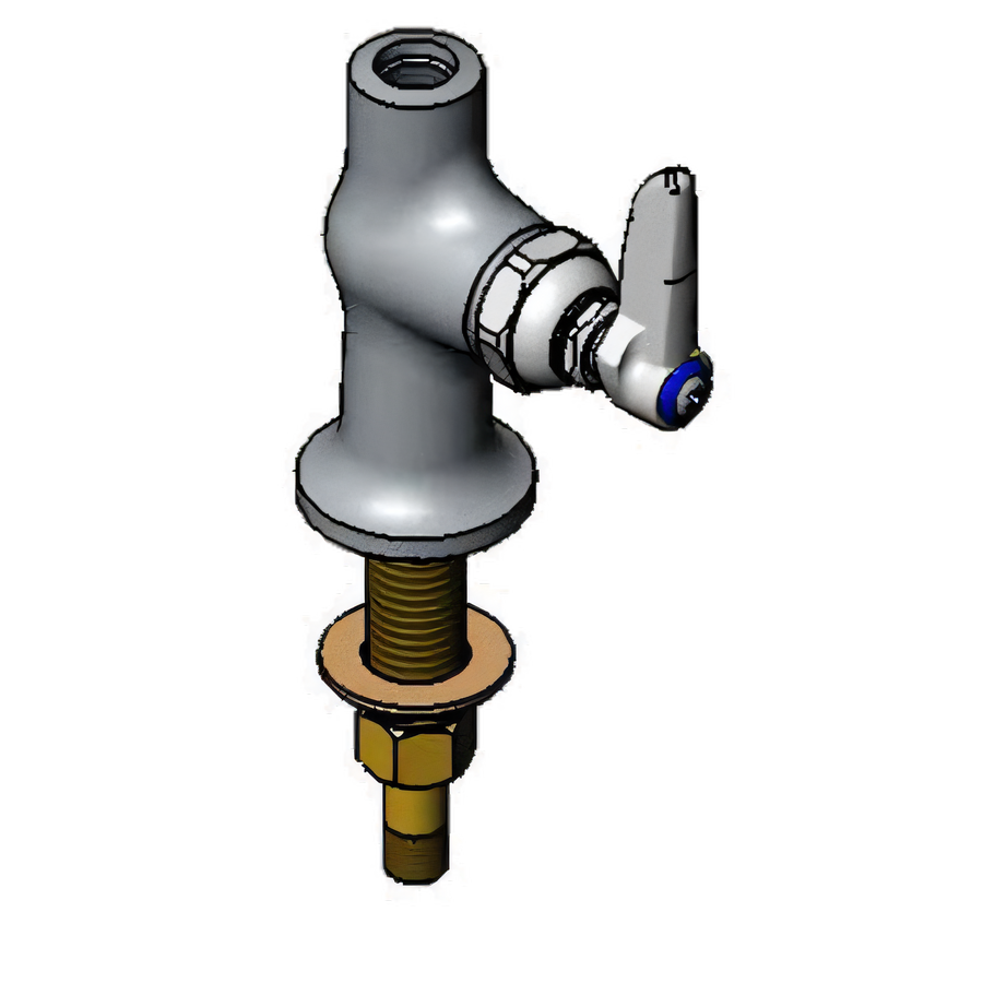 Product image #1 for T&S Brass Single Temperature Deck-Mount Pantry Faucet with Swivel Outlet, Lever Handle, Low Lead