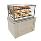Thumbnail image #1 for Federal Industries Italian Glass Series ITD6026 Non-Refrigerated Countertop Pastry Display Case with 2 Adjustable Glass Shelves and LED Lighting