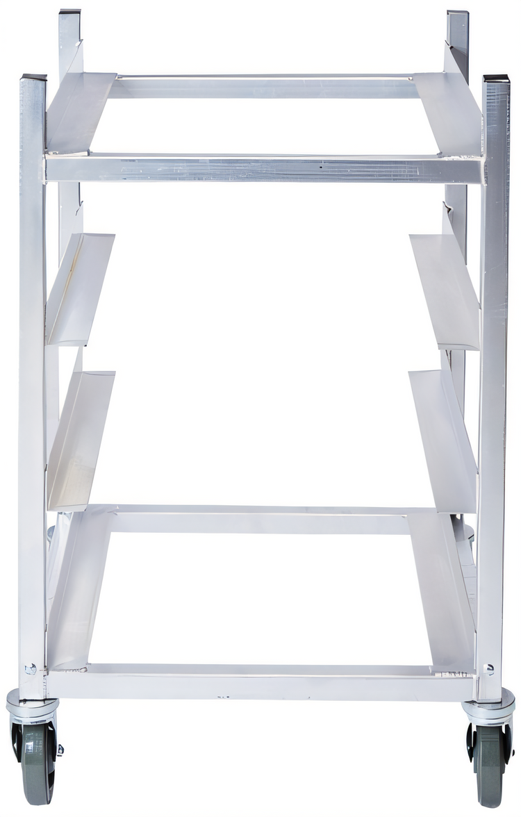 Product image #2 for Channel Manufacturing GRR-83 Aluminum Glass Rack Dolly for 20 x 20 Inch Racks, 4-Rack Capacity