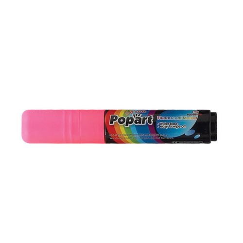 Product image #1 for Winco Deluxe Plus Neon Pink Broad Chisel Tip Marker, 15g Ink