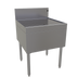 Thumbnail image #1 for Glastender Freestanding Open-Base Stainless Steel Underbar Drainboard, 24 x 24 Inch