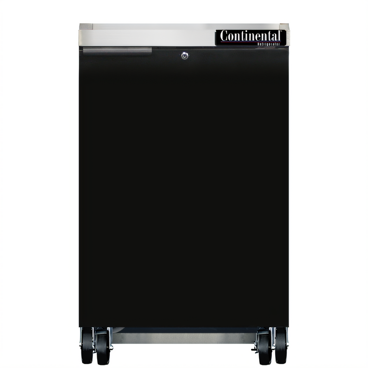 Product image #1 for Continental Refrigerator 24-Inch One-Door Back Bar Cooler with Stainless Steel Top and R-290 Refrigeration