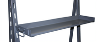 Quantum TT-OT9 Open Front Removable Tray for Tray Truck System, 36 x 9 x 3 In., Black Steel