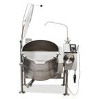 Thumbnail image #1 for Cleveland Range KGL60T 60-Gallon Gas Tilting Steam Kettle, 2/3 Steam Jacket, 316 Stainless Steel Interior, Floor Model