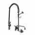 Thumbnail image #1 for T&S EasyInstall 8-Inch Wall Mount Pre-Rinse Unit with 12-Inch Swing Nozzle, 44-Inch Hose, and Low-Flow Spray Valve