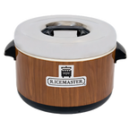 Thumbnail image #1 for Town Equipment RiceMaster 56912W 12-Quart Sushi Rice Container with Wood Grain Exterior Finish