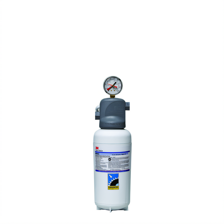 Product image #1 for 3M Ice Maker Water Filter System with Gauge, Valve-In-Head, 0.2 Micron, 2.1 GPM