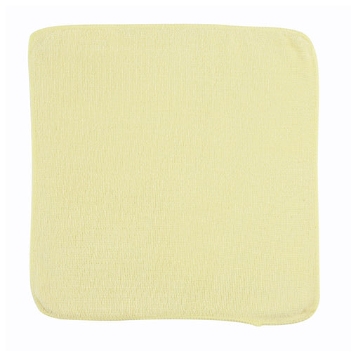 Product image #1 for Rubbermaid Commercial Products Yellow Light-Duty Microfiber Cleaning Cloth, 12 x 12 Inches