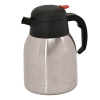 Omcan Stainless Steel Double-Wall Insulated Thermal Carafe, 1.2 Liters
