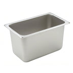 Thumbnail image #1 for Winco SPQ6 1/4-Size Solid Stainless Steel Steam Table Pan, 6-Inch Deep, 25 Gauge, Straight-Sided Case of 24