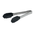 Thumbnail image #1 for Jacob's Pride 16-Inch One-Piece Stainless Steel Utility Tongs with Black Nylon Ends