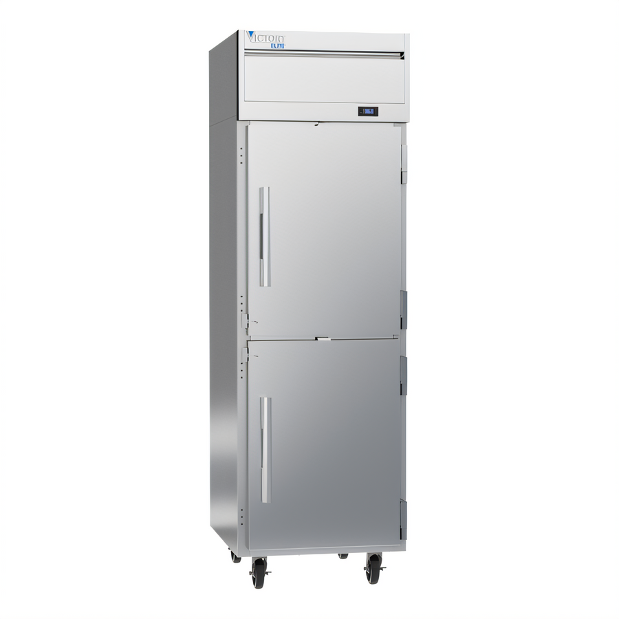Product image #1 for Victory Elite™ VEFSA-1D-HD-HC One-Section Reach-in Freezer with Half-Height Solid Doors