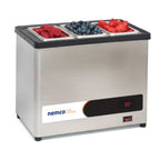 Thumbnail image #1 for Nemco Food Equipment 9020 1/3-Size Countertop Thermoelectric Cold Condiment Chiller, Digital Control, Stainless Steel, Chiller Only