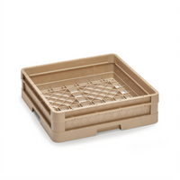 Traex Full-Size Single-Compartment Dishwasher Rack with Closed Wall Base and Open Extenders