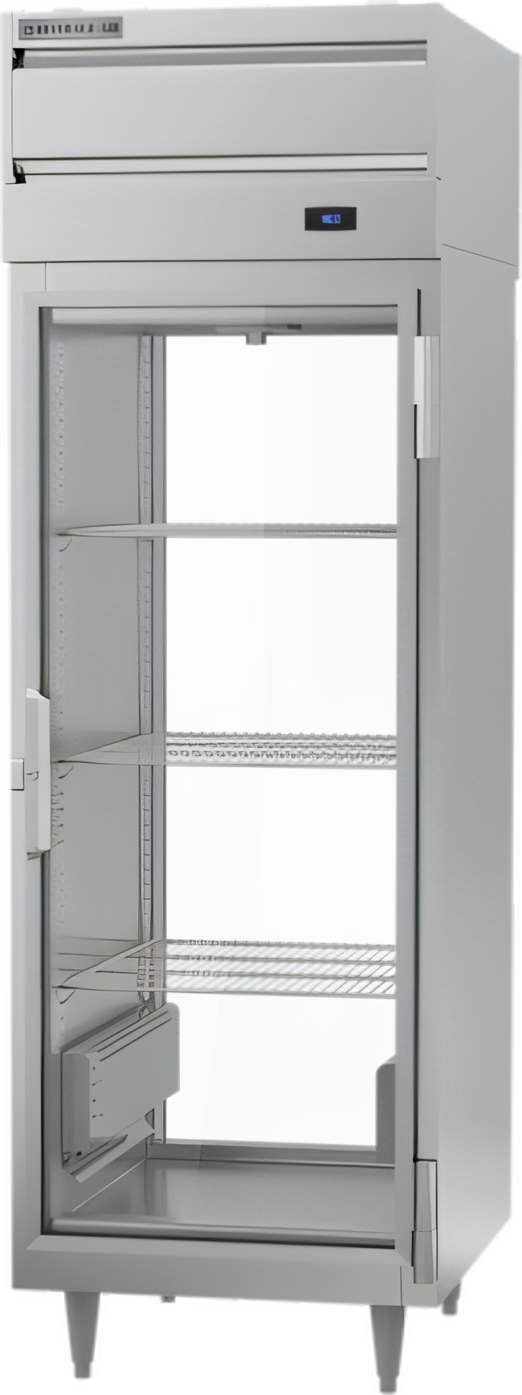 Product image #1 for Beverage-Air P Series Top Mount Pass-Thru Glass Door Warming Cabinet, 1 Section, 21.5 Cu. Ft.