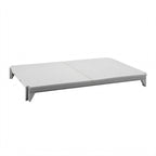 Thumbnail image #2 for Cambro Camshelving® Premium CPSK2448S4480 24 x 48 Inch Solid 4-Shelf Polymer Shelving Kit, Speckled Gray
