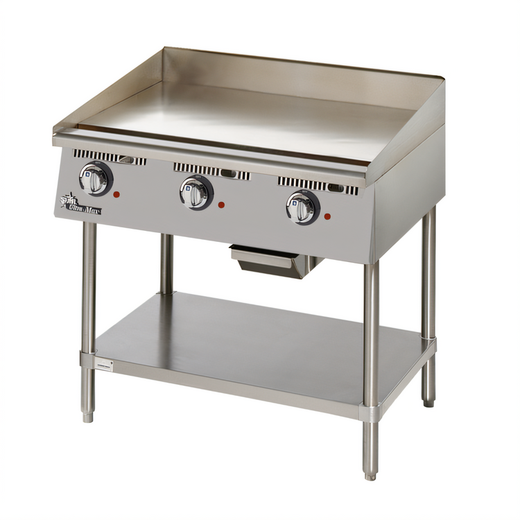 Product image #1 for Ultra-Max Heavy-Duty 36-Inch Chrome Plate Electric Countertop Griddle