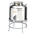 Thumbnail image #1 for Single 3-Gallon 18/10 Stainless Steel Beverage Dispenser with Screw Top Lid and Wire Base