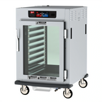 Thumbnail image #1 for Metro C5 C595-SFC-LPFC Controlled Humidity Heated Holding and Proofing Cabinet, Half-Height Pass-Thru, 8-Pan, Full Glass Doors, Stainless Steel