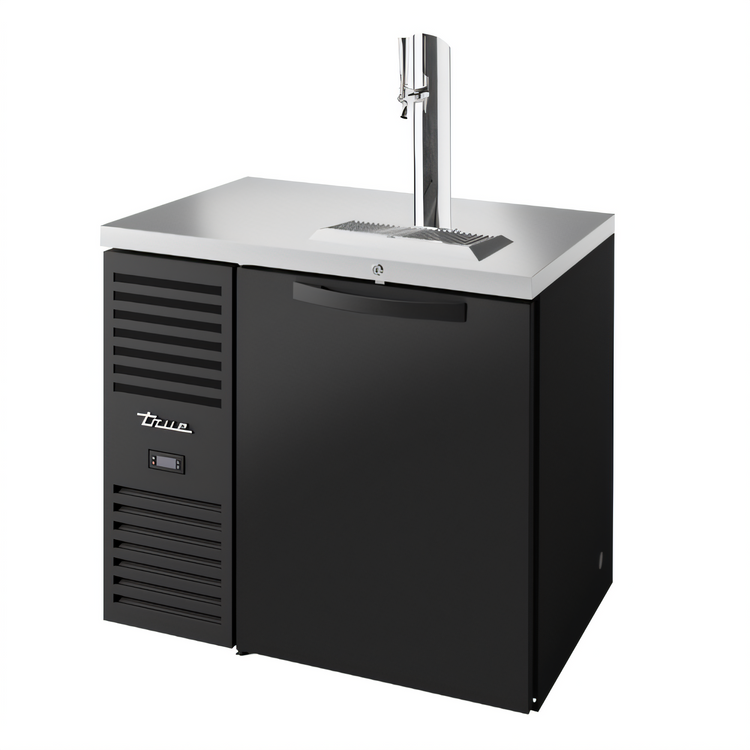 Product image #1 for True 36-Inch Countertop Refrigerated Draft Beer Dispenser, One-Section, 1 Faucet Column
