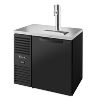 True 36-Inch Countertop Refrigerated Draft Beer Dispenser, One-Section, 1 Faucet Column