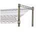 Thumbnail image #1 for Eagle Group Stand-Outs 48-Inch White Epoxy Wire Angled Shelf with Hanger Rails
