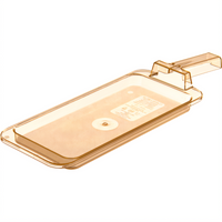 StorPlus High Heat 1/3 Size Single-Handle Hot Food Pan, 7/8-Inch Deep, Amber Polyethersulfone