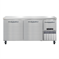 Continental Refrigerator FA68N 68-Inch Two-Section Worktop Freezer with Solid Doors