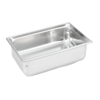 Vollrath Super Pan 3 1/1 GN Solid Hotel Pan, 6-Inch Deep, 20.1 Qt, 22-Gauge Stainless Steel