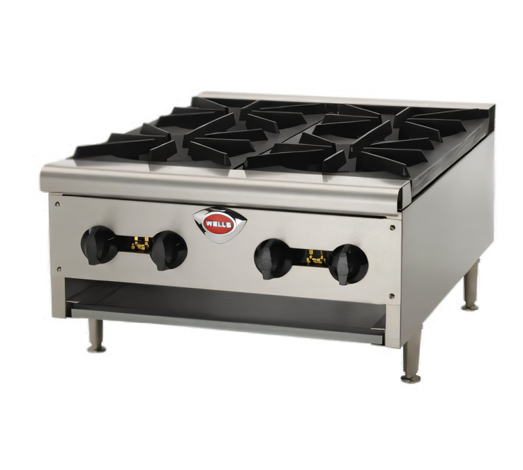 Product image #1 for Wells HDHP-3630G 36-Inch Natural Gas 6-Burner Countertop Hot Plate