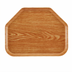 Thumbnail image #2 for Cambro Camtray® 14 x 22 Inch Trapezoid Fiberglass Cafeteria Tray, Light Elm
