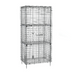 Thumbnail image #1 for Metro Super Erecta Stationary Chrome-Plated Security Cage with 2 EZ-ADD Intermediate Shelves
