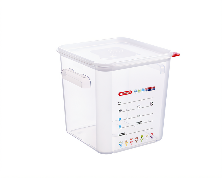 Product image #1 for Araven ZONA 19 Qt Square Polypropylene Food Storage Container with Lid