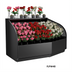 Thumbnail image #1 for Allure FLPW48 Self-Service Remote DX Refrigerated Low Profile Floral Wedge Merchandiser