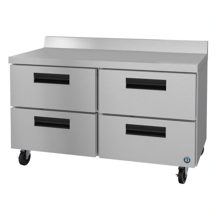 Product image #1 for Hoshizaki Steelheart WR48B-D4 48-Inch Two-Section Worktop Refrigerator with 4 Drawers
