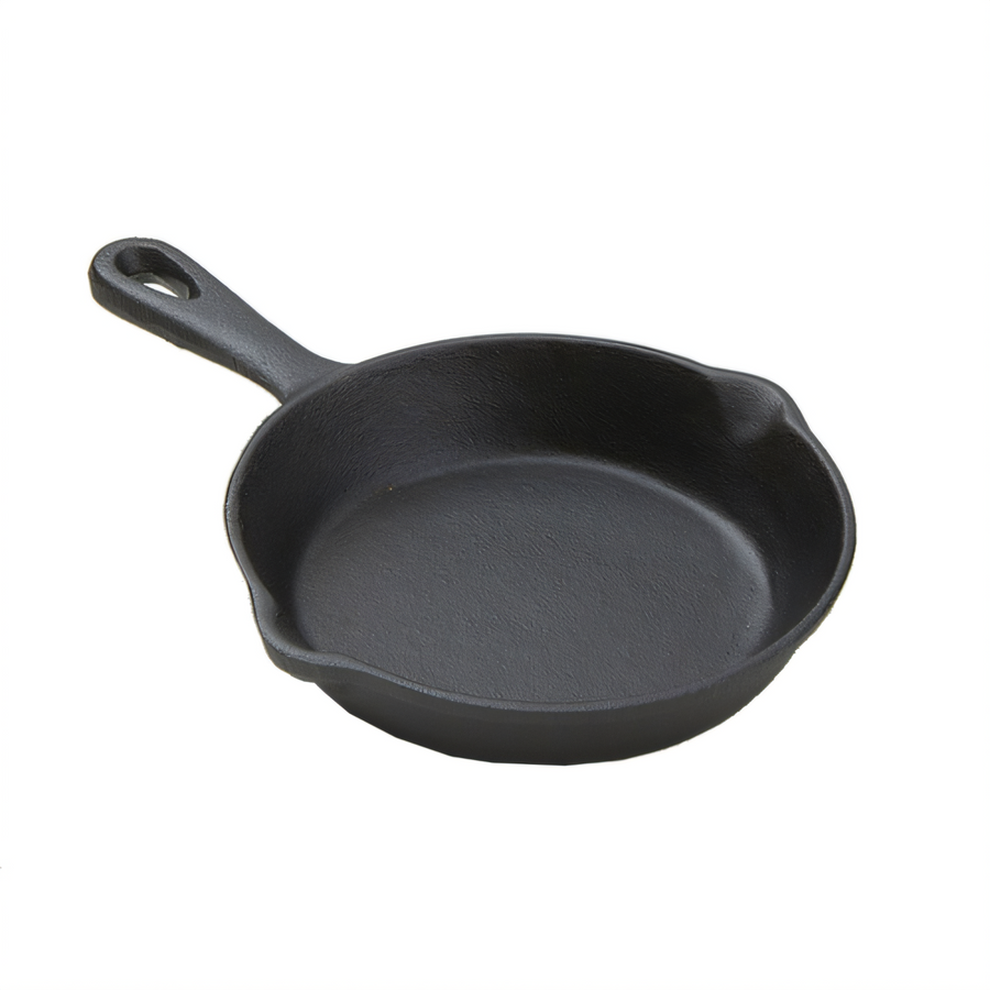 Product image #1 for American Metalcraft Cast Iron Mini Fry Pan, 15.5 oz., 6-1/4 Inch Dia. x 1-1/4 Inch H
