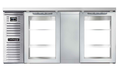 Product image #2 for Continental Refrigerator BB69NSSGDPT 69-Inch 4-Glass Door Pass-Thru Back Bar Cooler
