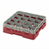 Thumbnail image #2 for Camrack Full-Size 16-Compartment Glass Rack with Soft Gray Extender, Cranberry