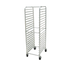Thumbnail image #1 for Mobile Full-Height Front-Load Aluminum Pan Rack for 20 Full-Size Sheet Pans